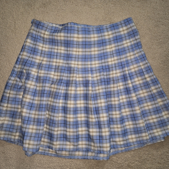 SHEIN Dresses & Skirts - SHEIN MOOSTA Tartan Mini Pleated Skirt